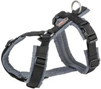 TRIXIE Hunde-Geschirr Premium Trekking Geschirr - schwarz/grafit - 36&ndash;44 cm/15 mm,