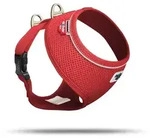 Curli Hunde-Geschirr Basic Geschirr Air-Mesh rot rot Gr&ouml;&szlig;e: M / Gewicht: 6-9 kg