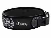 Hunter Tierbedarf Hunde-Halsband Halsband Divo Reflect schwarz/grau Größe: M /
