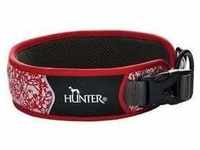 Hunter Tierbedarf Hunde-Halsband Halsband Divo Reflect rot/grau Größe: S /...
