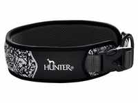 Hunter Tierbedarf Hunde-Halsband Halsband Divo Reflect schwarz/grau Größe: S /