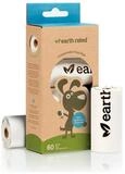 Earth Rated Hundekotbeutel Kotbeutel Nachf&uuml;llrollen, ohne Duft, 60 Beutel