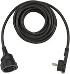 Brennenstuhl H05VV-F3G1,5 mit Kischu u. Flachstecker Verl&auml;ngerungskabel, Typ F