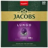 JACOBS Kaffee, Jacobs Kapseln Lungo 8 Intenso 20 Aluminium Kapseln f&uuml;r Nespresso