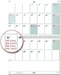 G&Uuml;SS Kalender Schreibtischkalender Monats&uuml;bersicht 30x20cm Kalendarium 2027