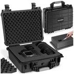 tectake Kameratasche Kamerakoffer (inklusive Vorrichtung f&uuml;r Vorh&auml;ngeschl&ouml;sser),