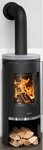 JUSTUS Kaminofen Faro 2.0 Speckstein Topplatte, 6 kW, Zeitbrand, Holzfach