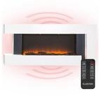 Klarstein Elektrokamin Studio Light & Fire 2, elektrischer Kamin mit Heizfunktion