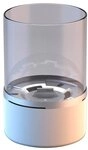 TENDERFLAME Tischfeuer Turm, mit Glasring