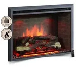 Balderia Elektrokamin Calida 30, Einbaukamin mit 3D-Flammeneffekt und Knistersound