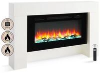 Balderia Elektrokamin Herkules, Standkamin mit 3D-Flammeneffekt und LED-Glutbett