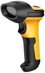 Inateck 1D Barcode Scanner Wireless 2.4GHz, 60 m Reichweite Handscanner