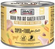 MAC'S Huhn pur mit ganzen Herzen 200 g - 6 St&uuml;ck, Nassfutter f&uuml;r: Katze