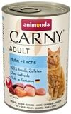 Animonda Carny Adult mit Huhn & Lachs 400 g - 6 St&uuml;ck, Nassfutter f&uuml;r: Katze