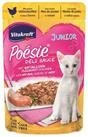 Vitakraft Katzenfutter Poesie DeliSauce Junior, H&uuml;hnchenfilet, 23 Beutel, Nassfutter