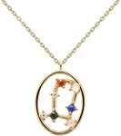 PDPAOLA Goldkette PDPaola ZODIAC CO01-346-U Damenhalskette
