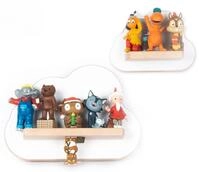 Boarti Wandregal Regal 2er Set B. 22 x T. 5 x H. 16 cm, Kinderregal, h&auml;ngend...