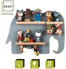 Boarti Wandregal Kinderzimmer Elefant S B. 33 x T. 5 x H. 24 cm, Kinderregal...
