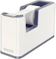 LEITZ Klebeband Leitz Klebeband-Abroller WOW Duo Colour Wei&szlig;, Grau Rollenbreite