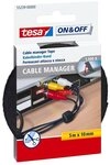 tesa Klett-Klebeband ON & OFF Klett Kabelbinder Universal (Packung) Klett-Kabelbinder