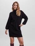 Vero Moda Strickkleid VMNANCY LS FUNNELNECK DRESS GA NOOS Viskosemischung,...