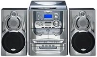 Karcher KA 5300 Plattenspieler (Stereoanlage mit CD-Player (3-fach Wechsler),
