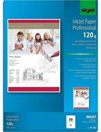 Sigel Drucker- und Kopierpapier Fotopapier DIN A4 matt 120 g/qm 50 Blatt