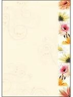 Sigel Designpapier Motivpapier Flowerstyle A4 VE=50 Blatt