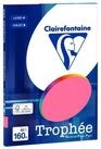 CLAIREFONTAINE Drucker- und Kopierpapier Clairefontaine Papier ppp A4 160G 50BL eosin