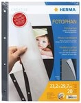 HERMA Fotoalbum Herma FOTOPHAN Karton f&uuml;r Fotos mit angeklebtem Schutzpapier...