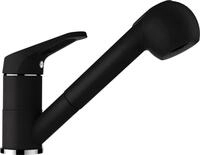 Schock Sp&uuml;ltischarmatur Armatur Cosmo 525122GNE, Nero, Hochdruck, Ausziehbarer