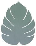 LIND DNA Platzset NUPO Untersetzer Monstera Leaf pastel green 14x12, Glass Mat