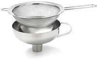 iSi Trichter Trichter und Sieb 2-tlg. edelstahl, (Set, 2-tlg), Trichter und...