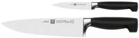 Zwilling Messer-Set Messerset 2-tlg. VIER STERNE, Schwarz, Stahl