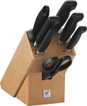 Zwilling Messerblock ****VIER STERNE (8tlg), Natur