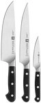 Zwilling Messer-Set Pro (Set, 3-tlg., Spick- &Garniermesser (11 cm),Fleischmesser (20