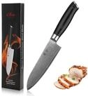 Wakoli Santokumesser Mikata Damast Santoku K&uuml;chenmesser 17 cm Klinge...