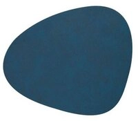 LIND DNA Platzset NUPO Tischset Curve L midnight blue 37&nbsp;x&nbsp;44&nbsp;cm, Table Mat Curve