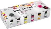 Kreul Kreativset 73614 - Magic Marble, Marmorierfarbe Set Love Neon Tauchmarmorieren