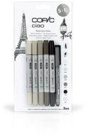 COPIC Marker Ciao 5+1 Set Warm Grey Tones, (1-tlg)