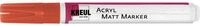 Kreul Flachpinsel Kreul Acryl Matt Marker Medium rot