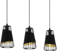 EGLO H&auml;ngeleuchte "AUSTELL H&auml;ngelampe, E27, IP20, Stahl und Textil, Esszimmerlampe,