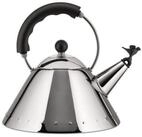 Alessi Wasserkessel Wasserkessel m.Vogelfl&ouml;te Michael Graves Black Edition,
