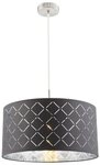 GLOBO LIGHTING Pendelleuchte GLOBO Lighting H&auml;ngeleuchte KIDAL DH 40x140 cm grau