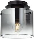Brilliant Deckenleuchte Beth, ohne Leuchtmittel, Deckenlampe 20cm Kaffee/rauchglas