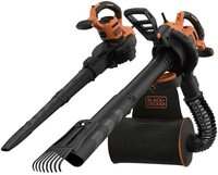 Black + Decker Akku-Laubsauger BEBLV301-QS Elektro Laubsauger, Laubbl&auml;ser,