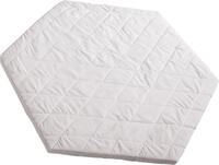 Kindermatratze Laufgittermatratze, roba 6-eckig LBH 97x112x4 cm wei&szlig;, roba&reg;