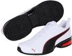Sneaker PUMA "LEADER VT SL", Damen, Gr. 42, puma wei&szlig;, puma schwarz, flame scarlet,