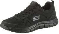Sneaker SKECHERS "Track-Scloric", Herren, Gr. 39, schwarz, Leder, Textil, Schuhe