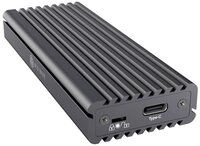 ICY BOX Festplatten-Geh&auml;use Geh&auml;use f&uuml;r 1x M.2 NVMe & SATA SSD mit USB...